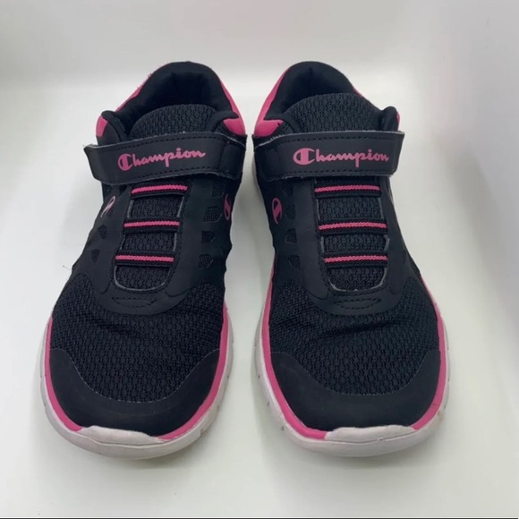 Champion Shoes Girls Shoe Champion Pink Black Youth Girl Shoe 4